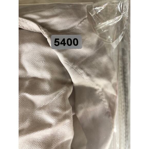 IRO Hazal Top Satin Long Sleeve V-Neck Gathered Wrap Front Blouse Off-White S - Picture 9 of 9